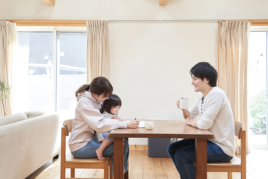 「理想の土地に理想の住まいが完成しました」